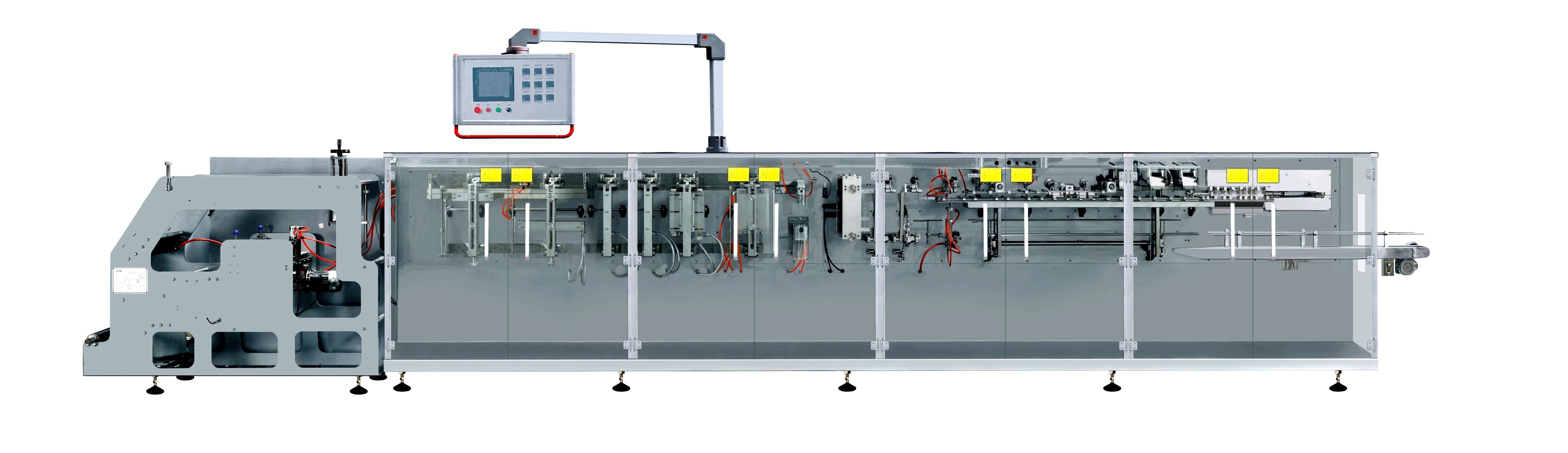 Τοποθετημένη σε στρώματα μηχανή συσκευασίας σακουλών τροφίμων Doypack ταινιών οριζόντια